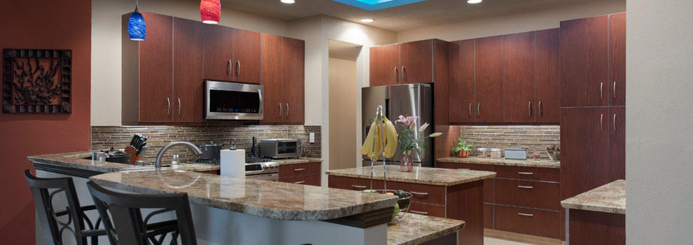 Contemporary Kitchen Remodel Features Custom Cabinets And High End