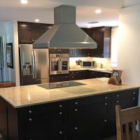 Vent-A-Hood island hood tops a 36