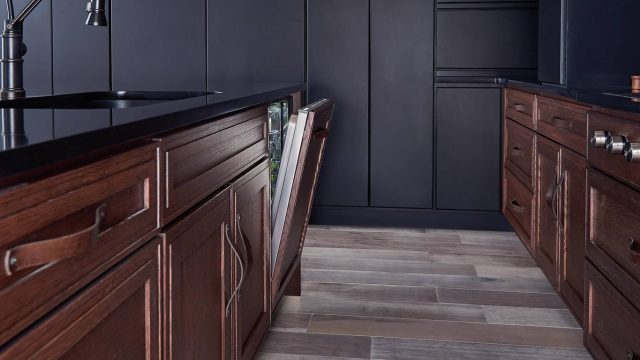 Dark Colored Luxury Kitchen